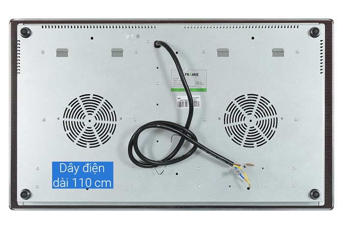 Bếp từ đôi âm Pramie PRTH-2203 5200W Màu Đen