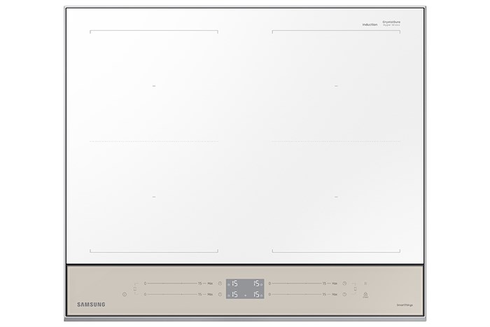 Bếp từ 4 vùng nấu âm Samsung NZ64B5067YY/SV 7400W Màu Trắng - Kem