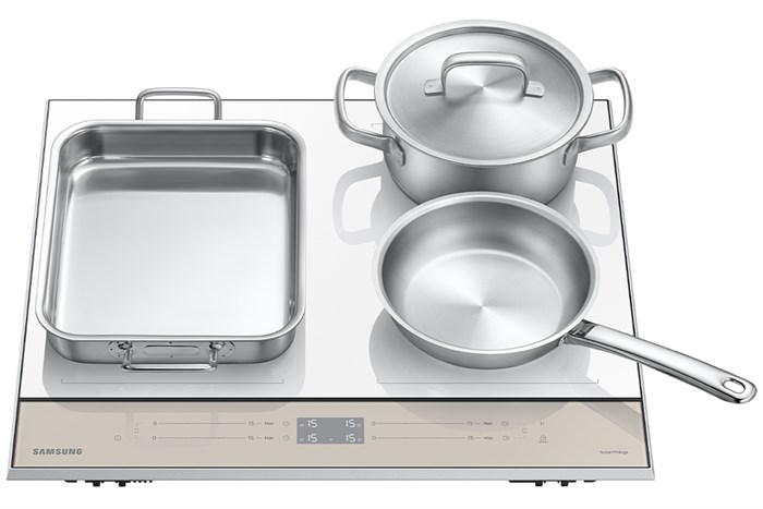Bếp từ 4 vùng nấu âm Samsung NZ64B5067YY/SV 7400W Màu Trắng - Kem