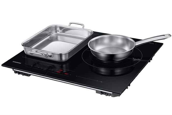 Bếp từ 3 vùng nấu âm Samsung NZ63B5046FK/SV 7400W Màu Đen