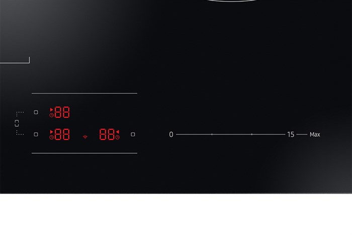 Bếp từ 3 vùng nấu âm Samsung NZ63B5046FK/SV 7400W Màu Đen