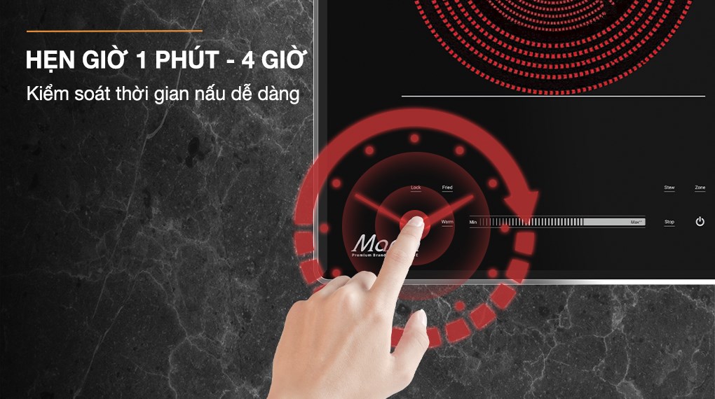 Bếp từ hồng ngoại âm Sunhouse MMB82041-TMD 4400W