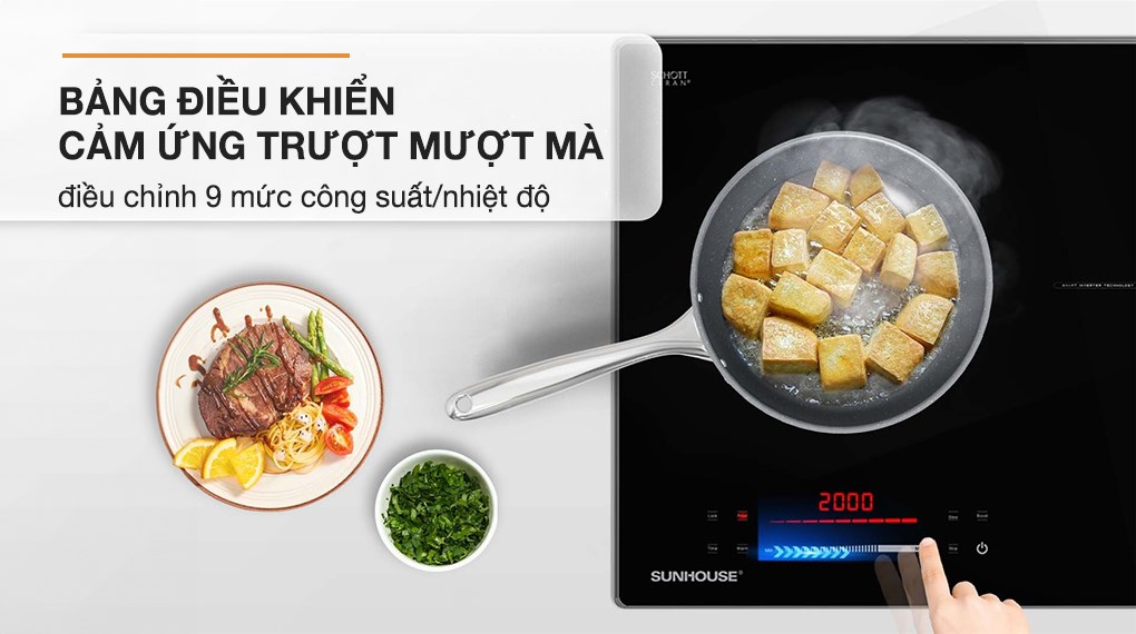 Bếp từ đôi âm Sunhouse SHB82062-MMD 4400W