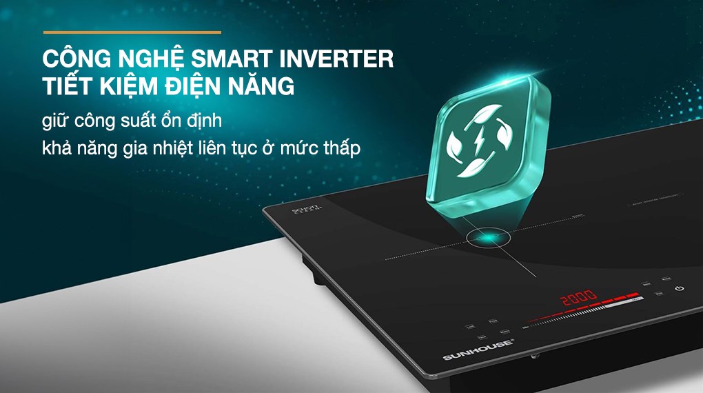 Bếp từ đôi âm Sunhouse SHB82062-MMD 4400W