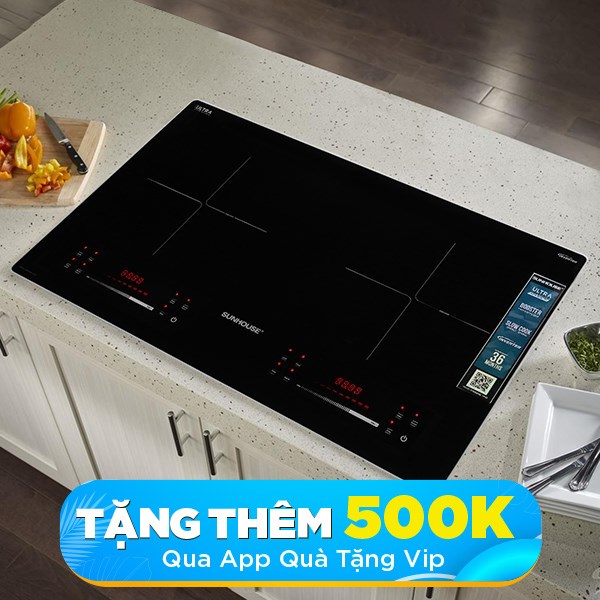 Bếp từ đôi âm Sunhouse SHB82082-VMD 4400W