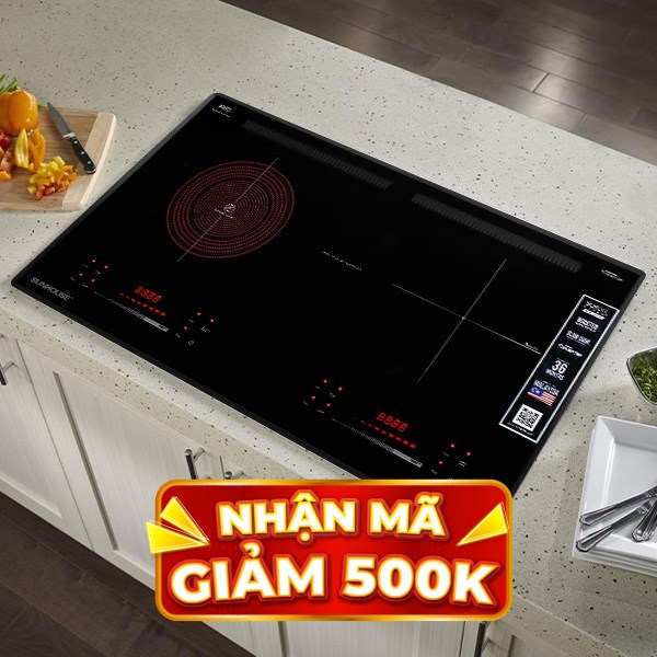 Bếp từ hồng ngoại lắp âm Sunhouse SHB82011-MMD