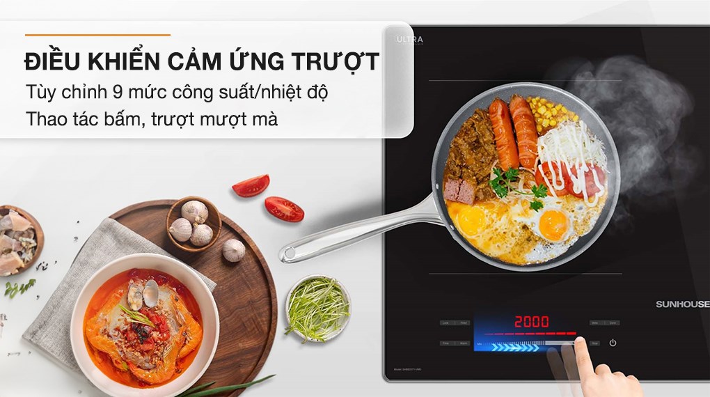 Bếp từ hồng ngoại âm Sunhouse SHB82071-VMD 4400W