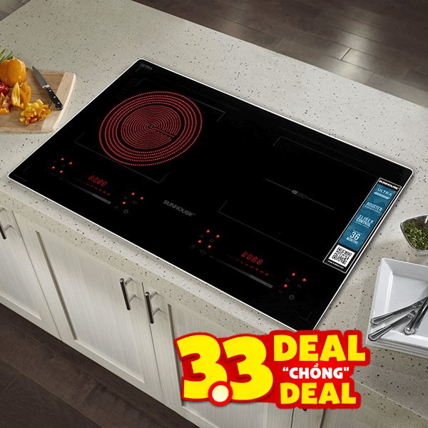 Bếp từ hồng ngoại âm Sunhouse SHB81051-VMD 4000W