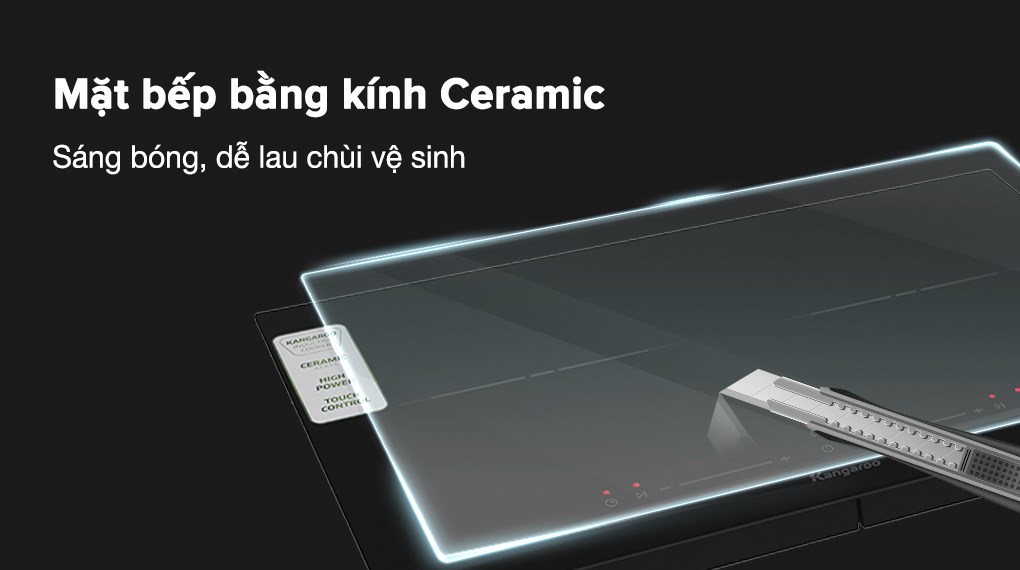 Bếp từ đôi âm Kangaroo KGIC38D1C 3800W