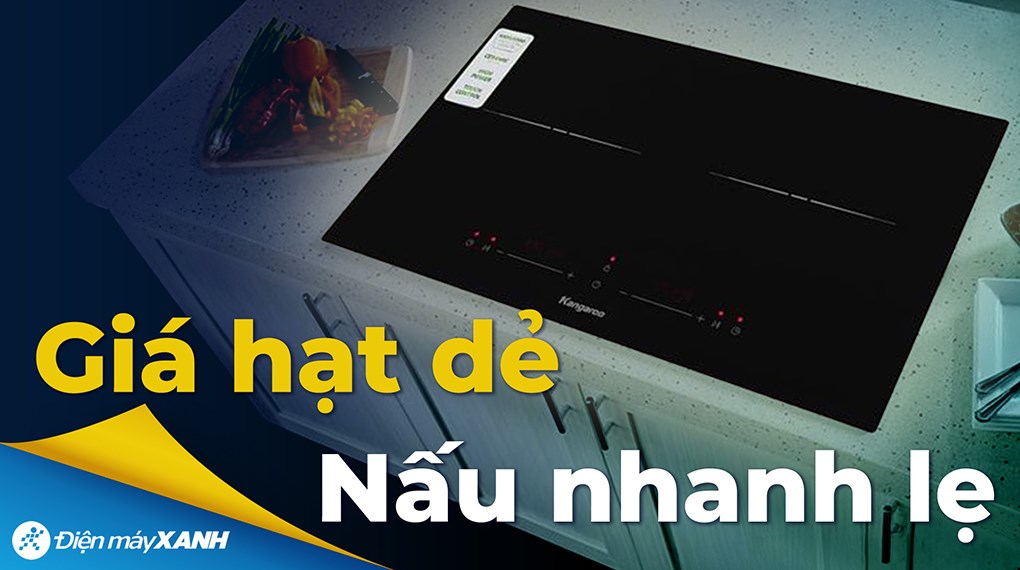 Bếp từ đôi âm Kangaroo KGIC38D1C 3800W