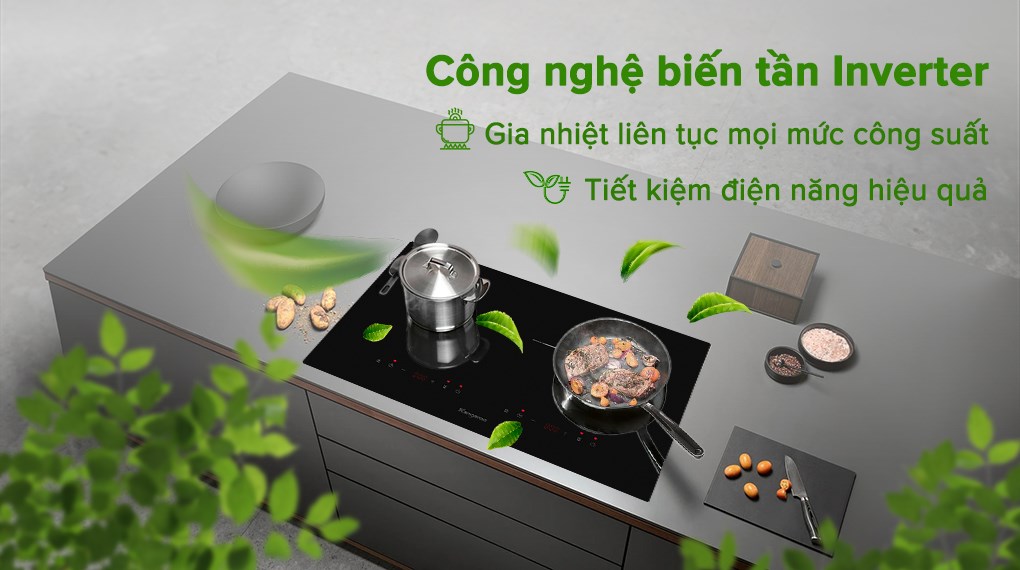 Bếp từ đôi âm Kangaroo KGIC50D1C 5000W