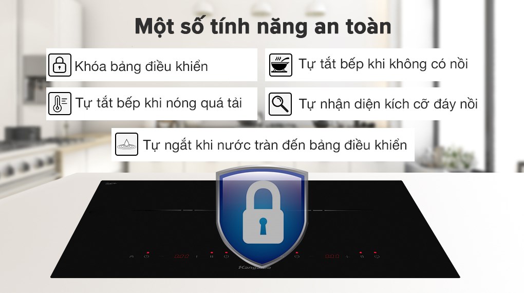 Bếp từ đôi âm Kangaroo KGIC50D1C 5000W