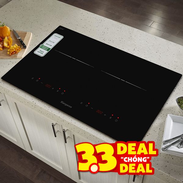 Bếp từ đôi âm Kangaroo KGIC50D1C 5000W