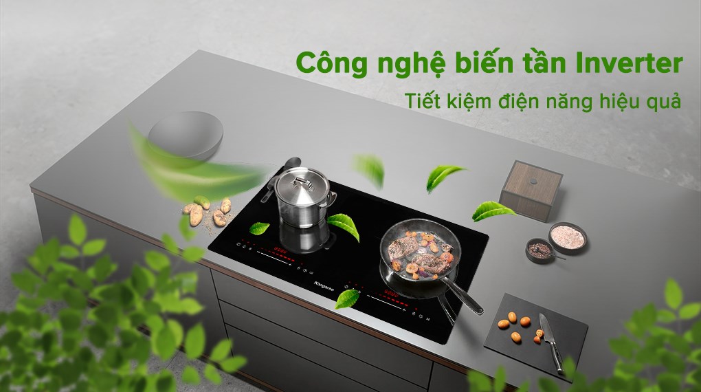 Bếp từ đôi âm Kangaroo KGIC48D1C 4800W