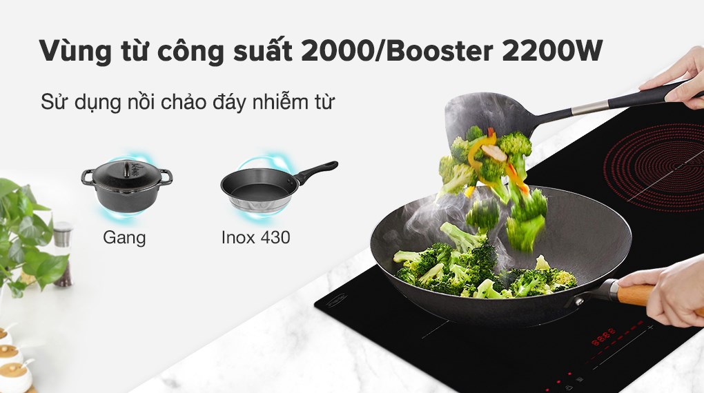 Bếp từ hồng ngoại âm Kangaroo KGIF44D1C 4400W