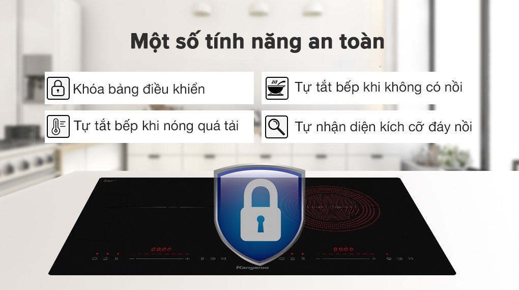 Bếp từ hồng ngoại âm Kangaroo KGIF44D1C 4400W