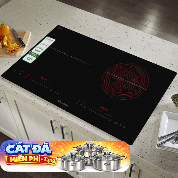 Bếp từ hồng ngoại âm Kangaroo KGIF44D1C 4400W
