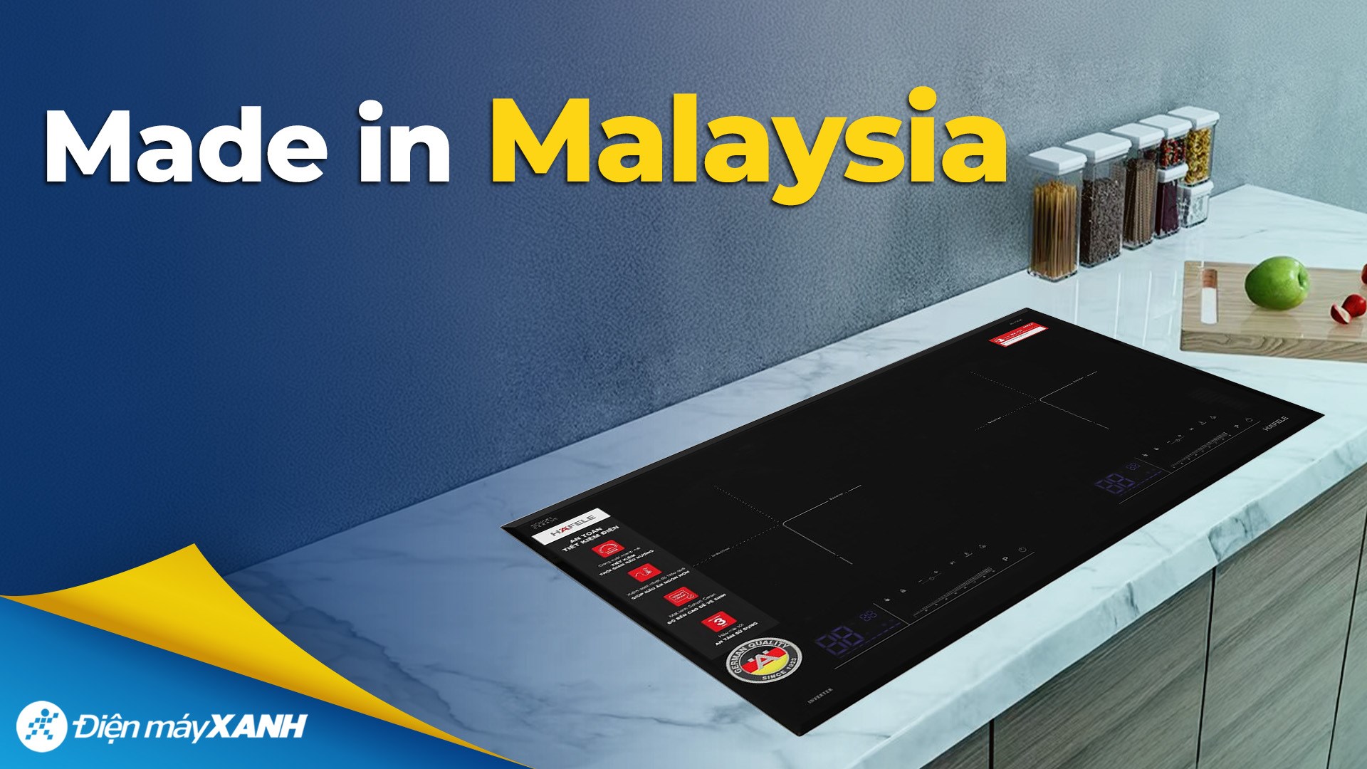 Bếp từ đôi âm Hafele HC-I7323B (536.61.886) 4400W