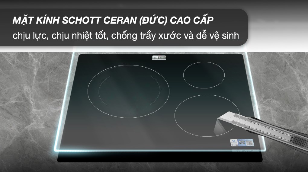 Bếp từ 3 vùng nấu âm Bosch PIJ61RHB1E 7400W