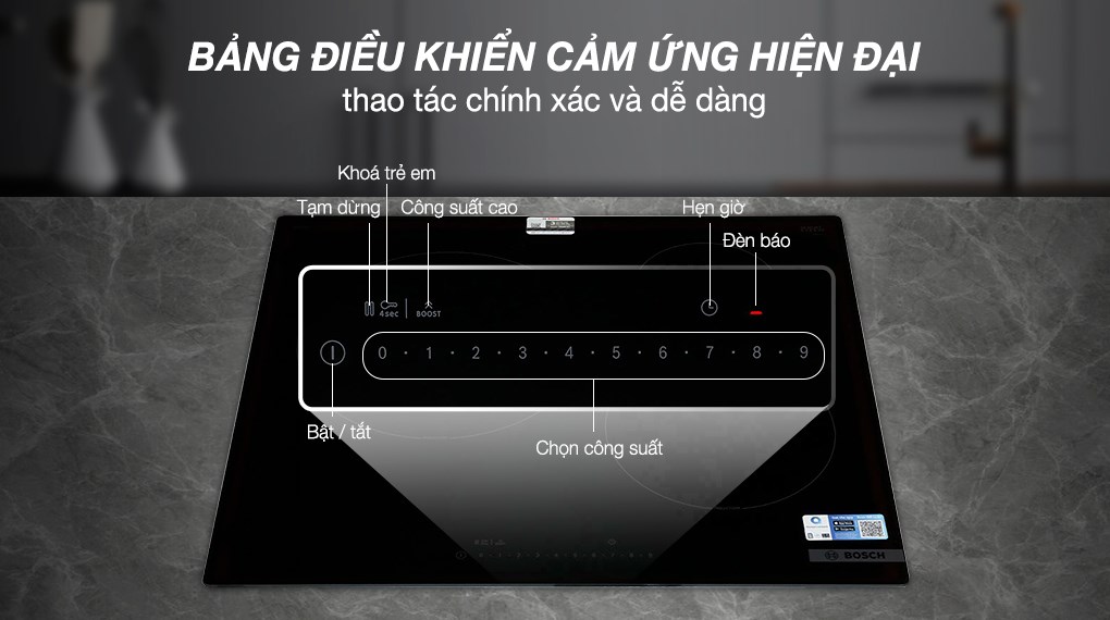Bếp từ 3 vùng nấu âm Bosch PIJ61RHB1E 7400W