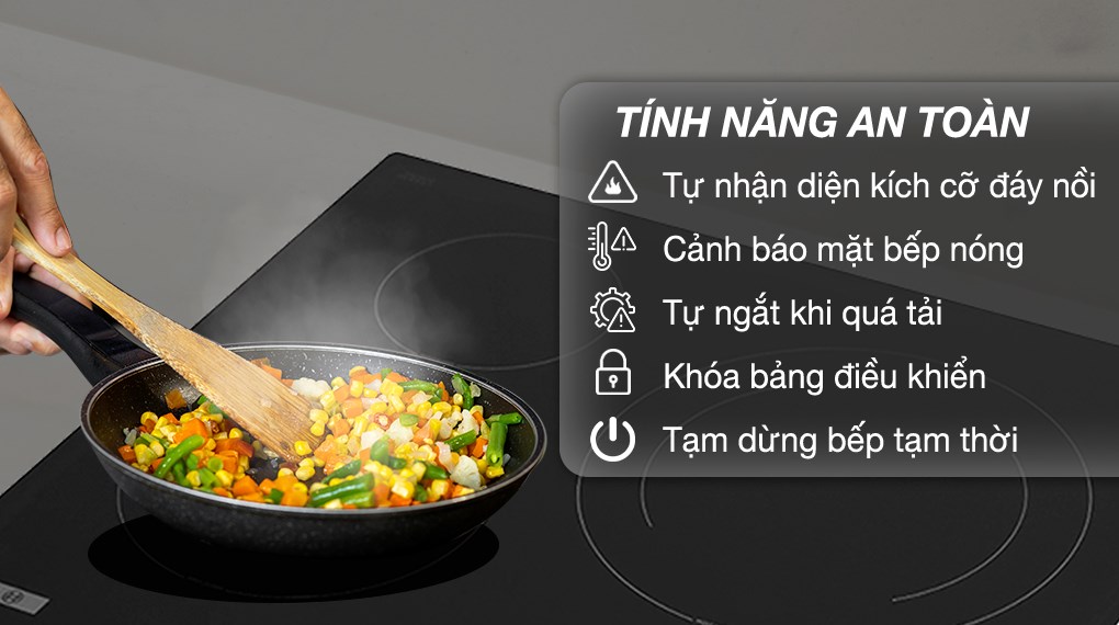 Bếp từ 3 vùng nấu âm Bosch PIJ61RHB1E 7400W