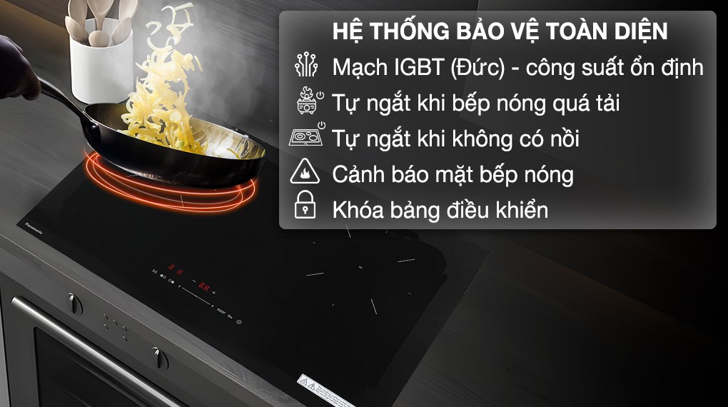 Bếp từ đôi âm Panasonic KY-R72AELYUE 3500W