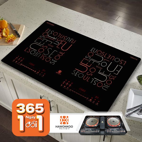 Bếp từ đôi âm Hawonkoo CEH-286 5400W