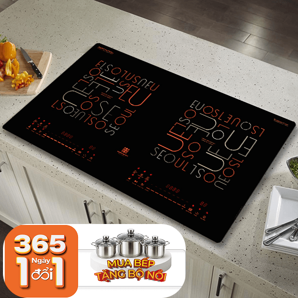 Bếp từ đôi âm Hawonkoo CEH-286 5400W