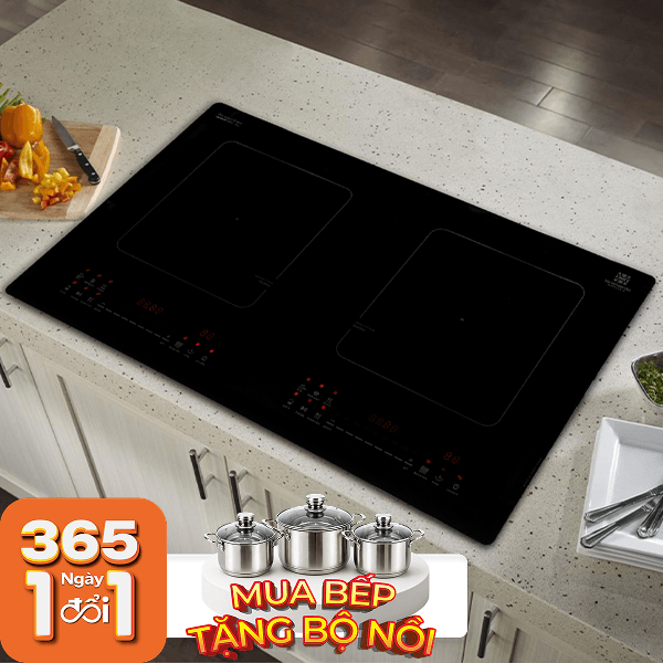Bếp từ đôi âm Hawonkoo CEH-266 5400W