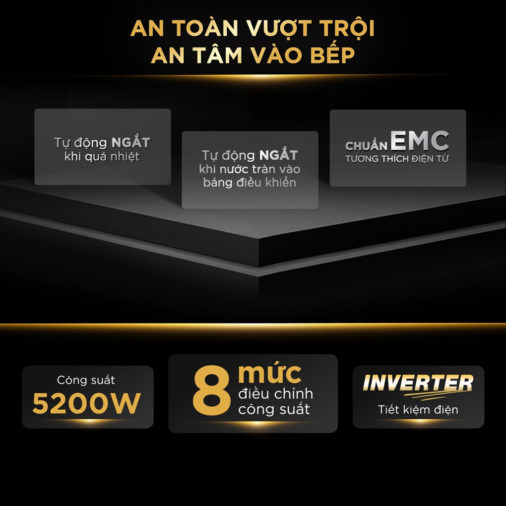 Bếp từ đôi âm BlueStone ICB-6825 5000W