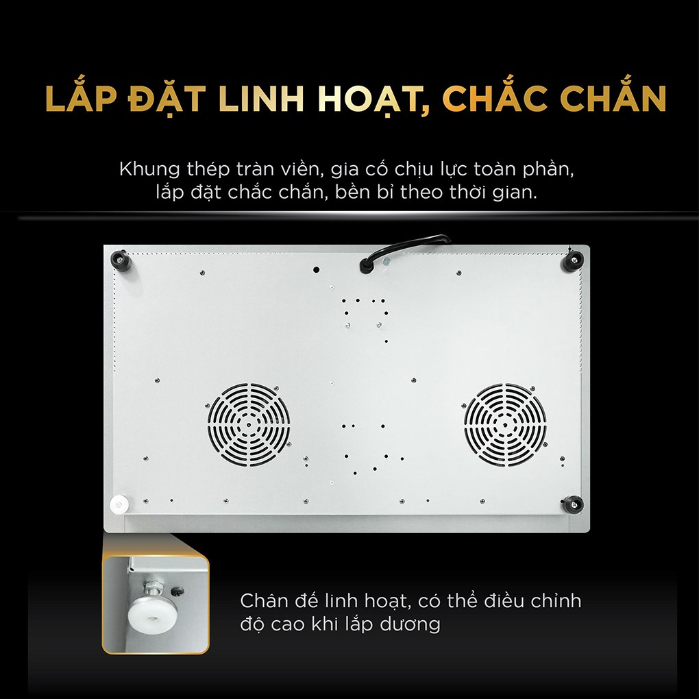 Bếp từ đôi âm BlueStone ICB-6825 5000W