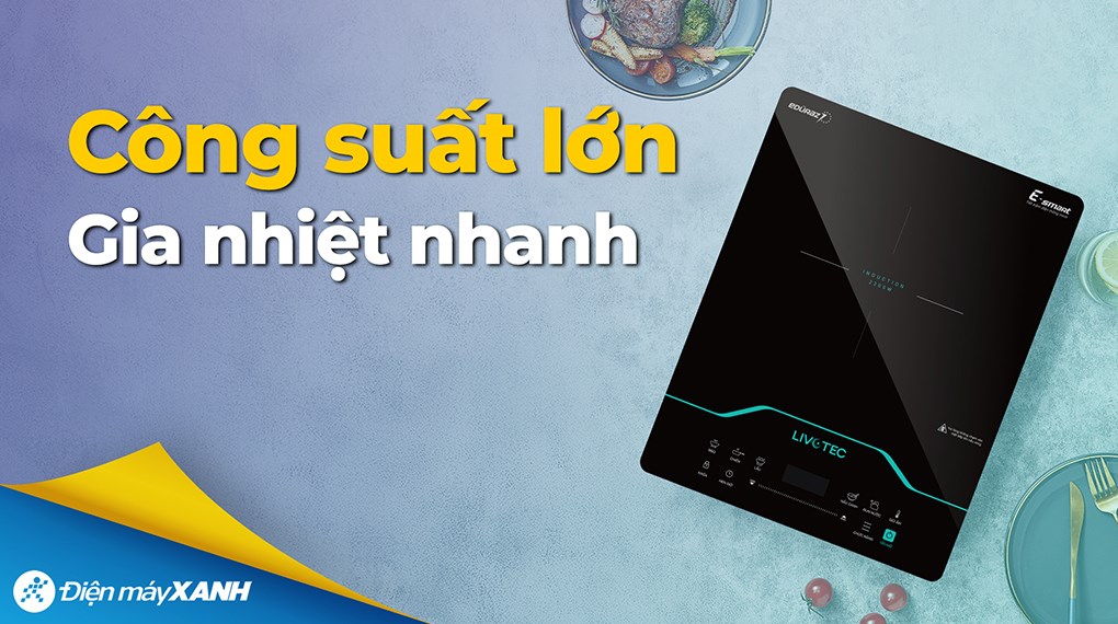 Bếp từ đơn Livotec E-smart LIS-626 2200W