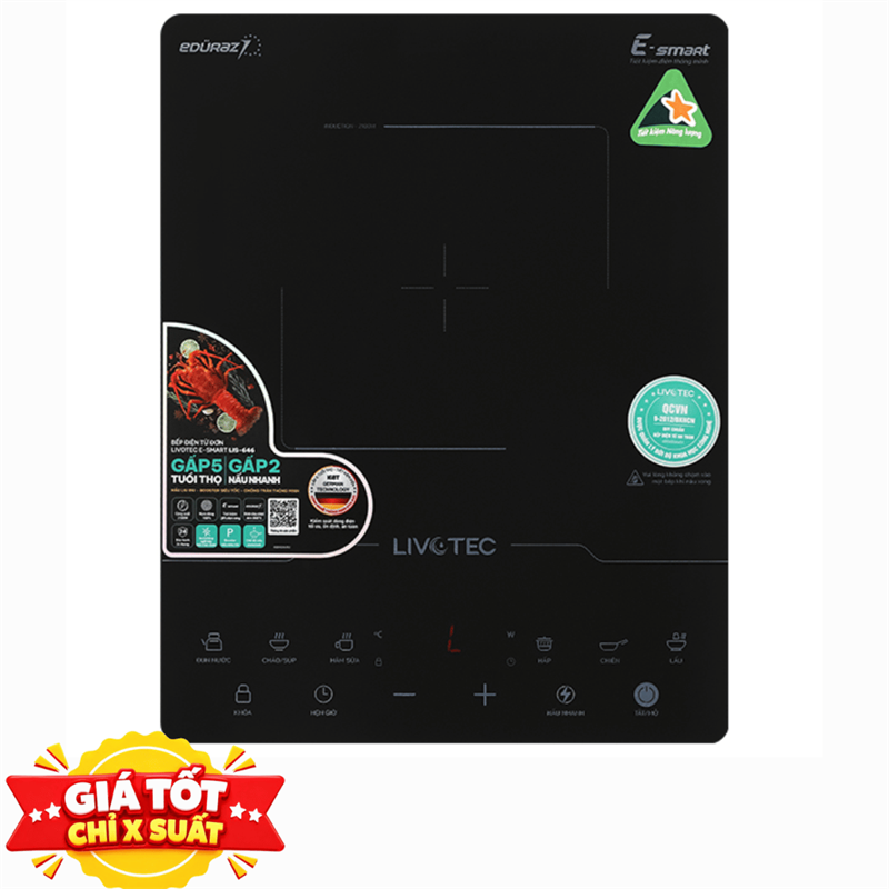 Bếp từ đơn Livotec E-smart LIS-646 2100W