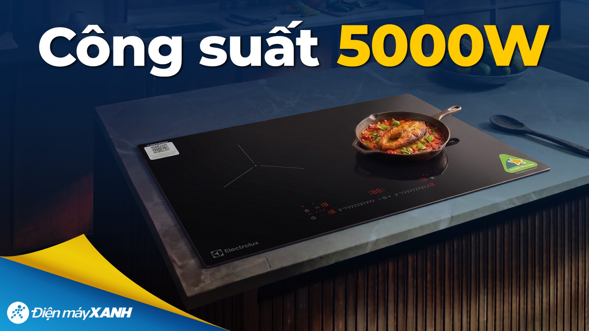 Bếp từ đôi âm Electrolux ​EHI7266BF 5000W