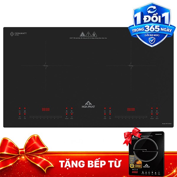 Bếp từ đôi âm Hòa Phát  4800W