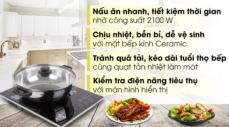 Bếp từ Midea MI-SV21DM