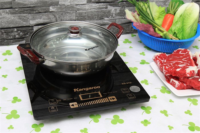 Bếp điện từ Kangaroo KG412I Màu Đen
