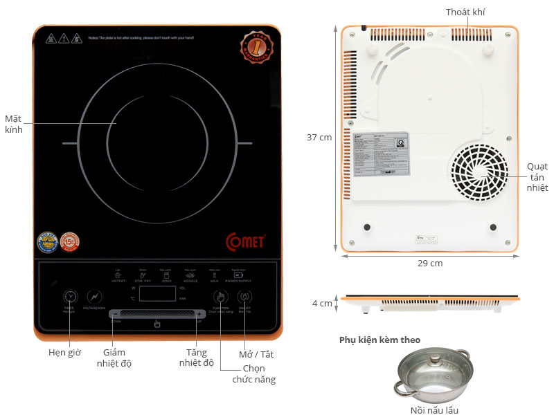 Bếp từ Comet CM5458