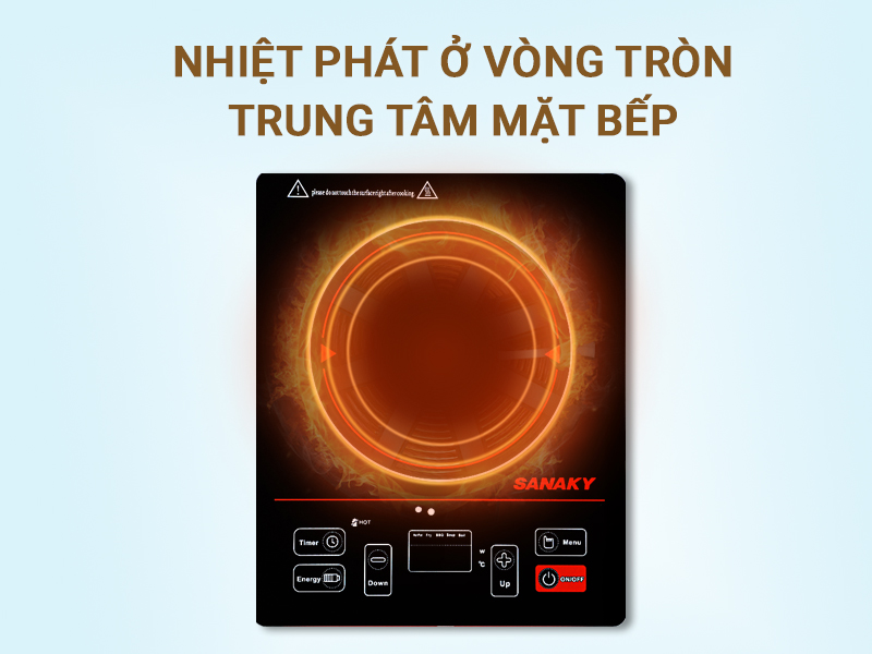 Nấu nhanh - Bếp hồng ngoại Sanaky SNK-2101HG