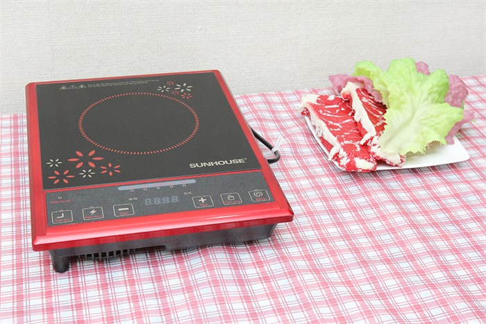 Bếp hồng ngoại Sunhouse SHD 6012 Màu Đen - Đỏ