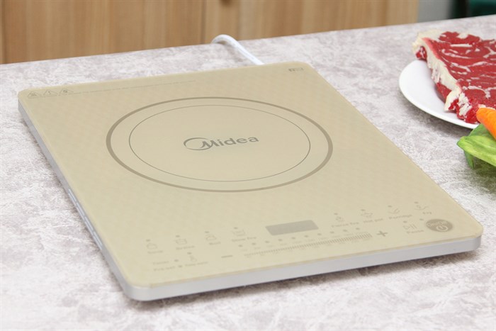 Bếp từ Midea MI-T2114DD Màu Xám - đồng