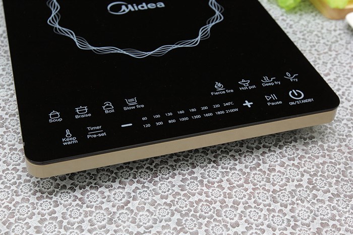 Bếp từ Midea MI-T2114DC Màu Đen