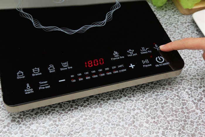 Bếp từ Midea MI-T2114DC Màu Đen