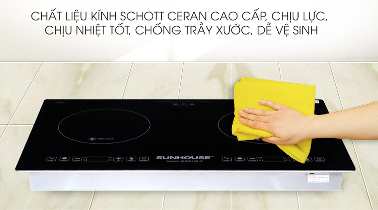 Bếp từ đôi Sunhouse SHB9108-S