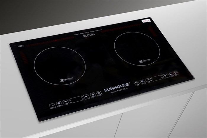 Bếp từ đôi Sunhouse SHB9108-S Màu Đen