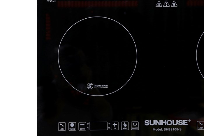 Bếp từ đôi Sunhouse SHB9108-S Màu Đen