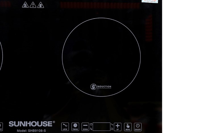 Bếp từ đôi Sunhouse SHB9108-S Màu Đen