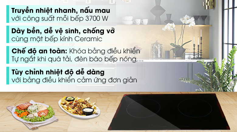 Bếp từ đôi Electrolux EHI727BA