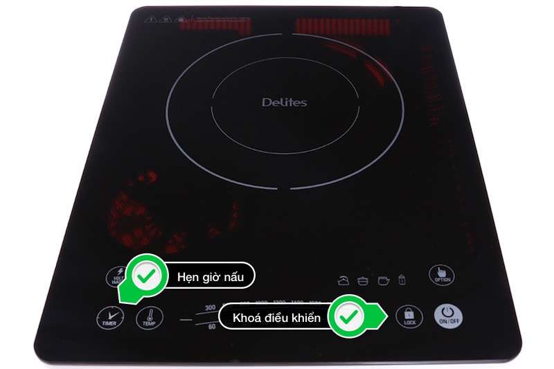 Bếp điện từ Delites BDT01 Bếp điện từ Delites BDT01