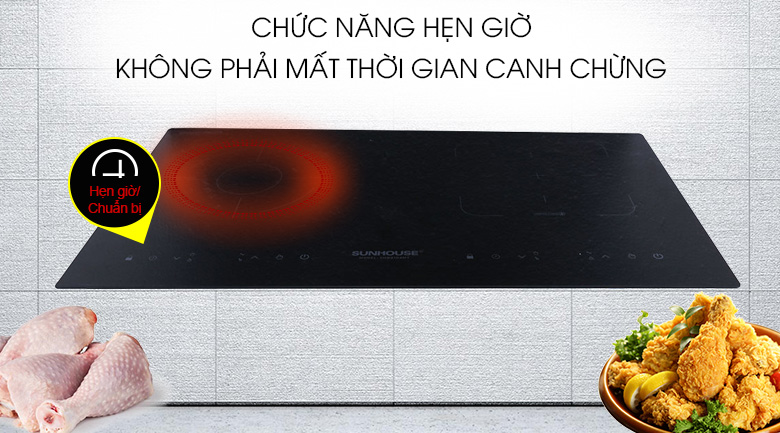 Bếp từ hồng ngoại Sunhouse SHB9104MT
